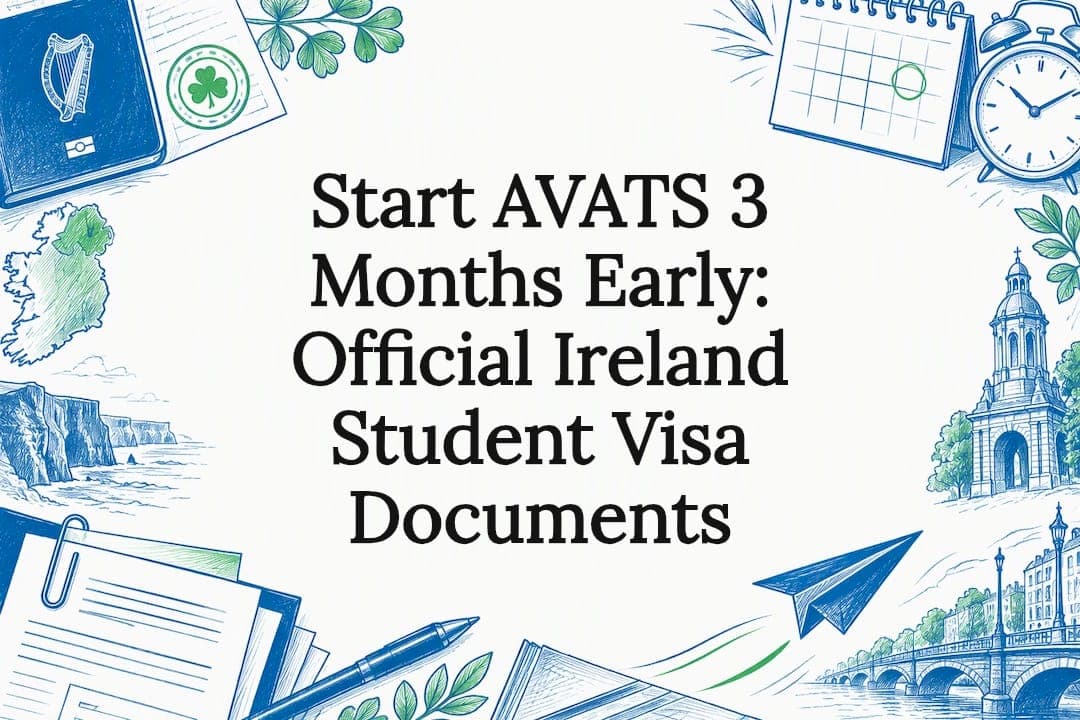 Start AVATS 3 Months Early: Official Ireland Student Visa Documents
