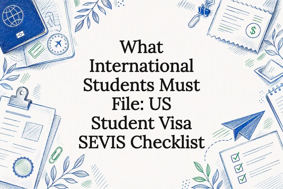 What International Students Must File: US Student Visa SEVIS Checklist