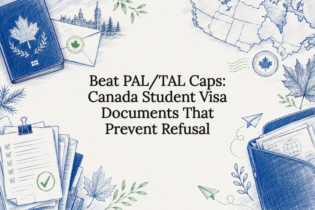 Beat PAL/TAL Caps: Canada Student Visa Documents That Prevent Refusal