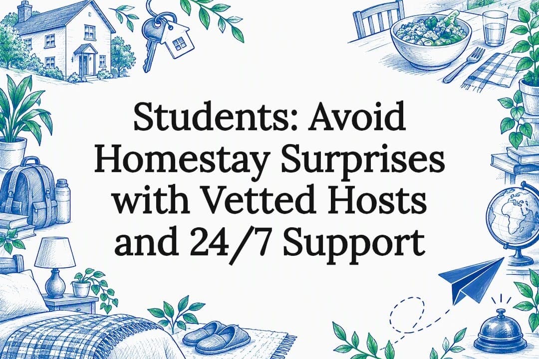 Students: Avoid Homestay Surprises with Vetted Hosts and 24/7 Support