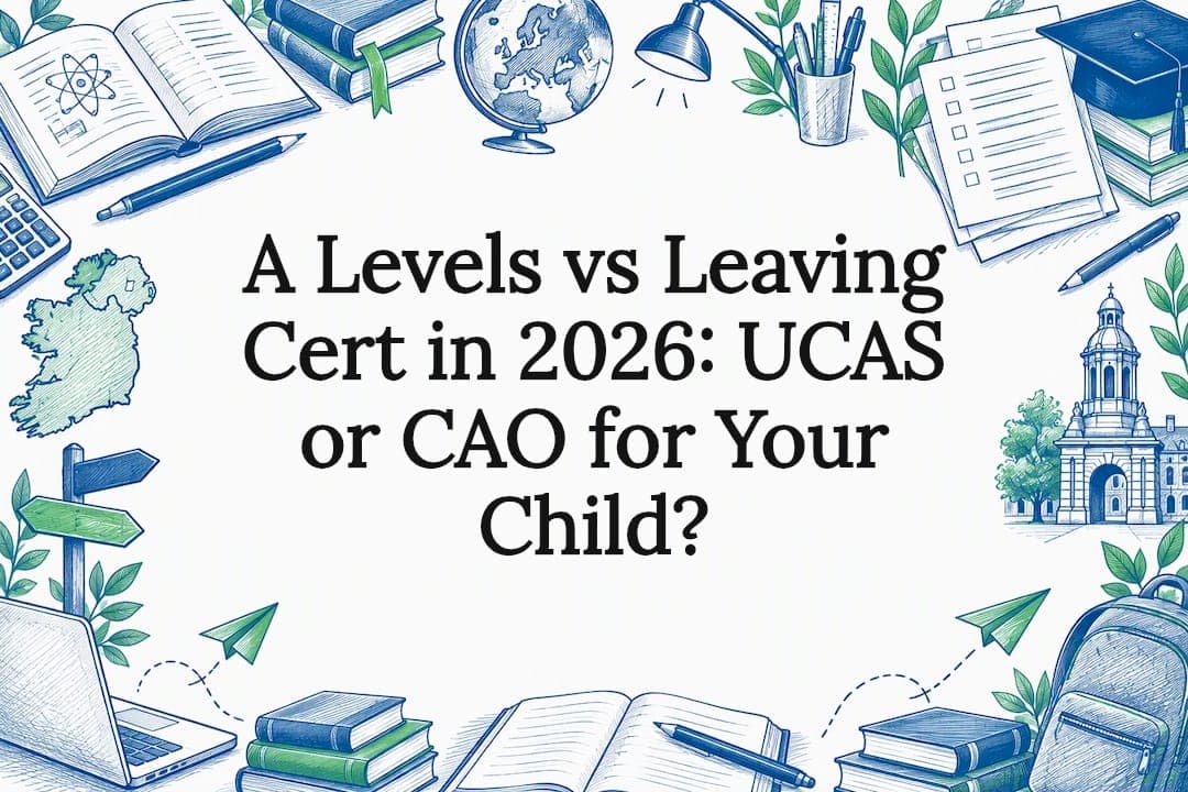 A Levels vs Leaving Cert in 2026: UCAS or CAO for Your Child?